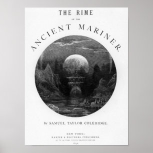 Poster Page titre 'du givre du Mariner antique