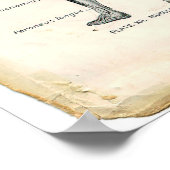 Poster Pages de livres d'anatomie vintage (Coin)