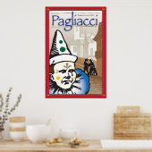 Poster Pagliacci, Opéra (Cuisine)