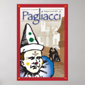 Poster Pagliacci, Opéra (Devant)