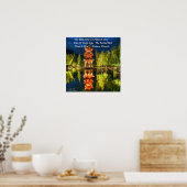 Poster Pagode Chinoise Et Proverbe Naturel (Cuisine)