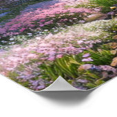 Poster Pagode en fleurs (Coin)