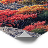 Poster Pagode Mystique sous un Ciel Céleste (Coin)