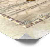 Poster Pagode Rose Média mixte Oriental (Coin)