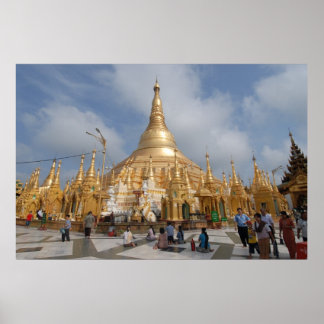 Poster Pagode Shwe Dagon
