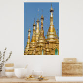 Poster Pagode Shwedagon Spires (Cuisine)