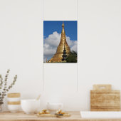 Poster Pagode Shwedagon, Yangon, Myanmar (Cuisine)