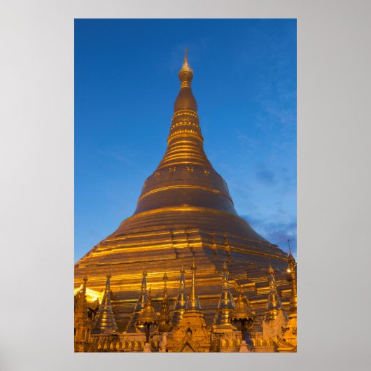 Poster Pagode Stupa Dorée (Devant)
