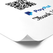 Poster Paiement mobile Paypal | Analyser pour payer (Coin)