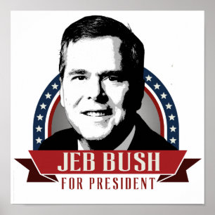 POSTER PAILLETTE DE JEB BUSH 2016 - .PNG