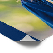 Poster Paillettes dorées Script Gras Personnalisé Photo D (Coin)