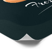 Poster Pain Artisan frais Boulangerie Pain Rouleaux Bague (Coin)