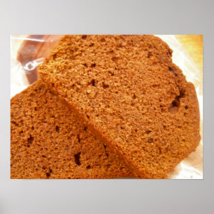 Poster Pain de courgette au chocolat