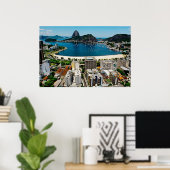 Poster Pain de sucre Rio de Janeiro (Bureau à domicile)