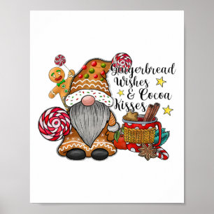 Poster Pain D'Envers Et Baisers De Cacao Gnome Christma
