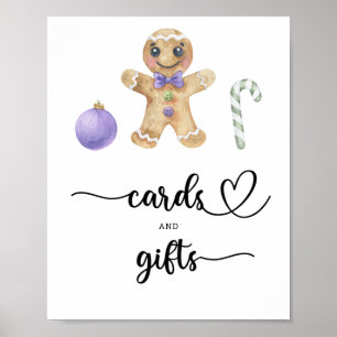 Poster Pain d'épice homme - cartes et cadeaux baby shower