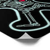 Poster Pain d'épices à rayons X Homme Squelette Noël Infi (Coin)