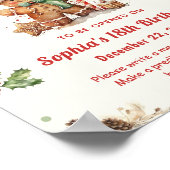 Poster Pain d'épices d'hiver Noël Anniversaire Heure Caps (Coin)