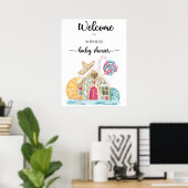 Poster Pain d'épices maison baby shower (Bureau à domicile)