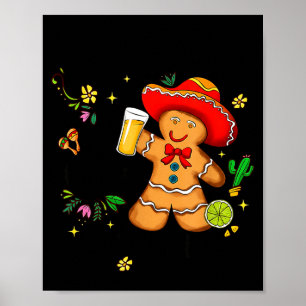 Poster Pain d'épices mexicain Noël Arriba Abajo Al Cent