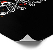 Poster Pain d'épices Squelette Noël Radiologie Shir Xray (Coin)