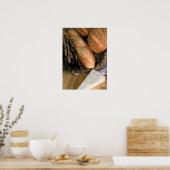 Poster Pain et fromage (Cuisine)