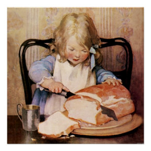 Poster Pain frais par Jessie Willcox Smith