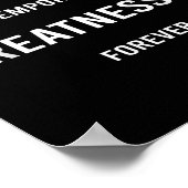 Poster Pain Is Temrary Greatness Is Forever Motivational (Coin)