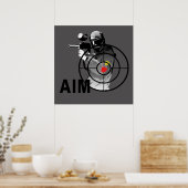 Poster Paintball Shooter - Objectif (Cuisine)