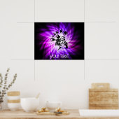 Poster Paintball violet cool (Cuisine)