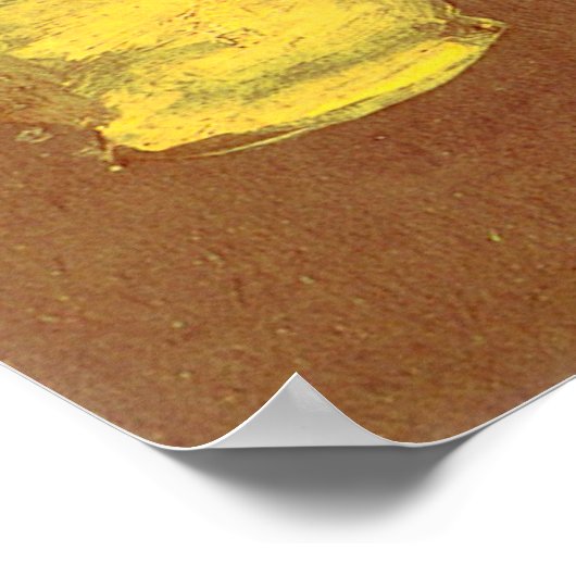 Poster Paintbrusks Still Life dans un Pot Vincent van Gog (Coin)