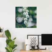 Poster Painterly Soft Lilly des fleurs de la vallée (Bureau à domicile)