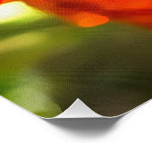 Poster Painti Abstrait Abstrait de l'arbre d'abricot (Coin)