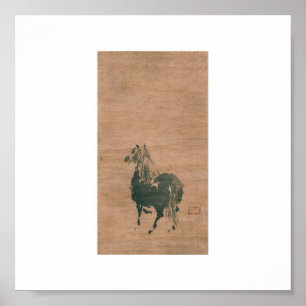 Poster Painting by Miyamoto Musashi, c. 1600's