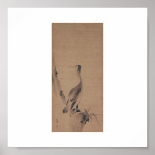 Poster Painting by Miyamoto Musashi, c. 1600's