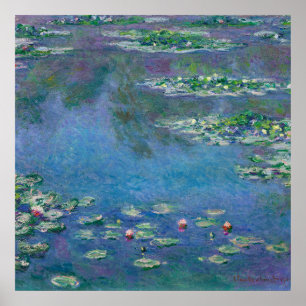 Poster Painting de Monet Water Lilie