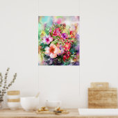 Poster Painting flower (Cuisine)