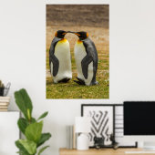 Poster Pair of King Penguins (Bureau à domicile)