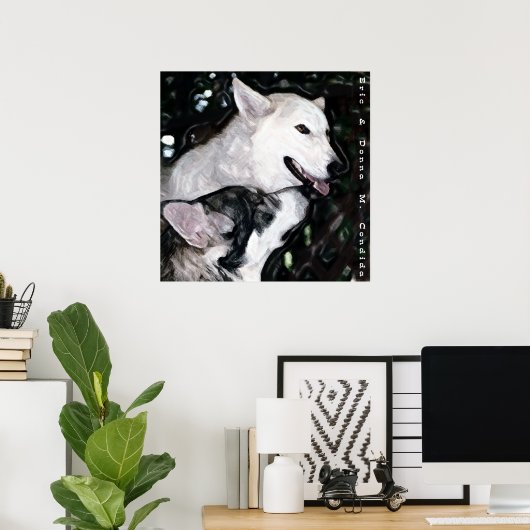 Poster Paire Alpha (Bureau à domicile)