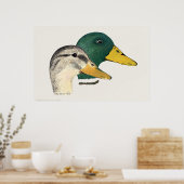 Poster Paire de canards colverts (Drake et Hen) (Cuisine)