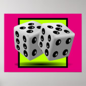 Poster Paire de dés (Devant)