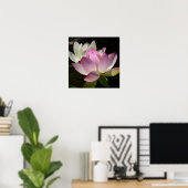 Poster Paire de fleurs de Lotus II (Bureau à domicile)
