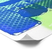 Poster Paire de patins Pop Art PosterImprimer (Coin)