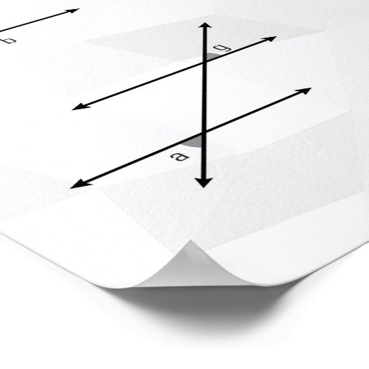 Poster paires d'angles (Coin)