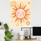 Poster paisible Sun Nursery Wall Art (Bureau à domicile)