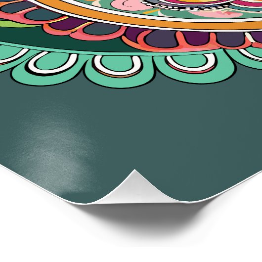 Poster Paisley Patterning (Coin)