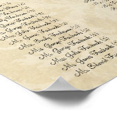 Poster Paisley Peacock Red Earth Tonee 200 invités (Coin)