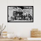 Poster Paiute Indian Adobe House 1912 (Cuisine)