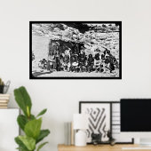 Poster Paiute Indian Adobe House 1912 (Bureau à domicile)