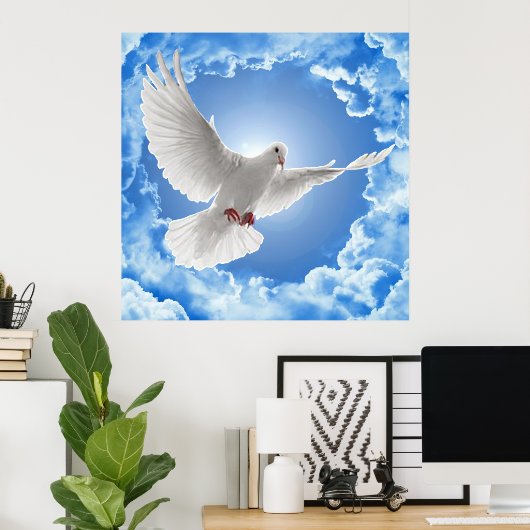 Poster Paix (Bureau à domicile)